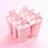 H&K Store 6-slot Ice Cream Lolly Mold DIY Maker Mould Tray Pan Kitchen Tool with Lid