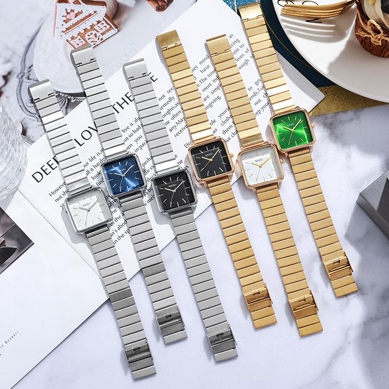 New Brand Square Fashion Women Watches Classic Simple Luxury Quartz Ladies Bracelet Wristwatch Student Gifts Relógio Feminino