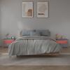 Nightstands 2 pcs with LEDs Gray Sonoma 60 x 35 x 40 cm