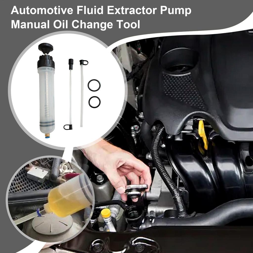 Car Engine Oil Extractor 500cc Brake Oil Suction Pump Extractor Extraction Fill Syringe Anti-Leakage Automobile Suction Tool