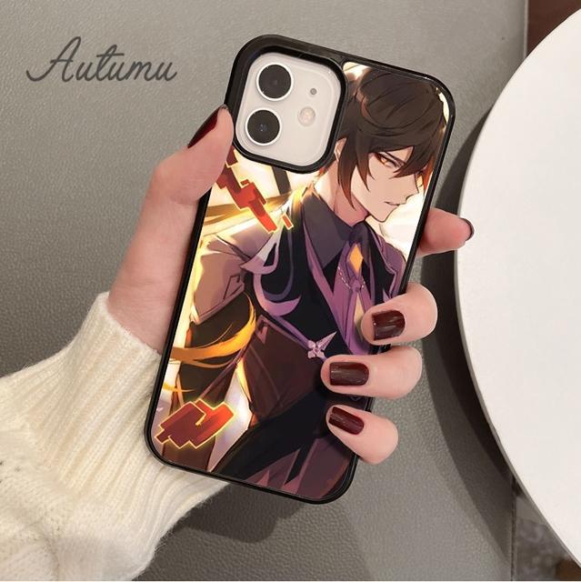 

Чехол для телефона Game Genshin Impact для iPhone 11 12 13 14 Pro Max mini X XR XS SE 2020 6S 7 8 Plus Samsung Galaxy S21 S22 iPhone 6plus