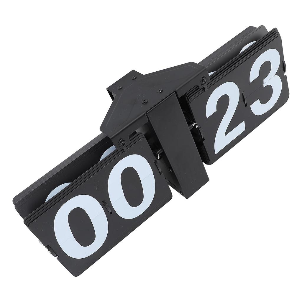 Automatisk Flikklocka Minimalistisk Retro Mekanisk Digital Nedfällbar Klocka för Kontor Skola Hotell