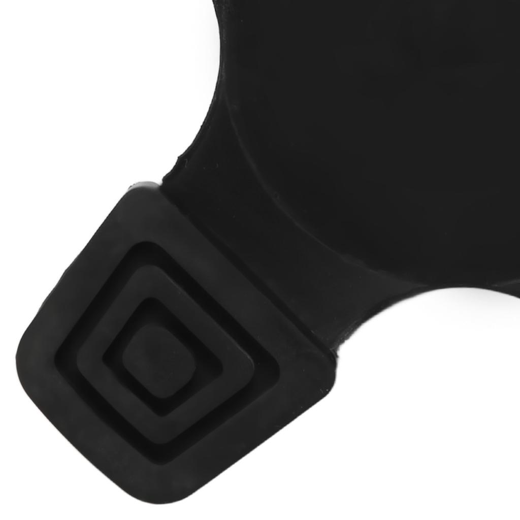 Quad Cane Tips 16mm Imitation Tire Texture Corrosion Resistance Rubber Antiskid Walking Cane Tips with 4 Contact Points