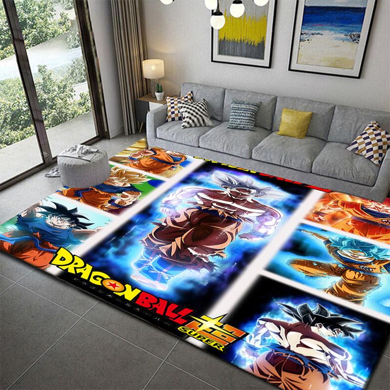 

Dragon Ball Stylish Living Room Decoration Ruganime soft washable cartoon floor carpet 60x90cm