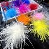 Women Feather Headwear Fashion Bridal Hairband DIY Clothing Accessories Jewelry Decor Exquisite Ostrich Feathers Brooch Pin