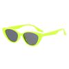 Children's Glasses Fashion Sunglasses Triangle Cat Eye Bright Color Lens Personalized Trendy Style