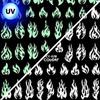 Nail Stickers Thin Self-adhesive UV Glowing Colorf CY-028
