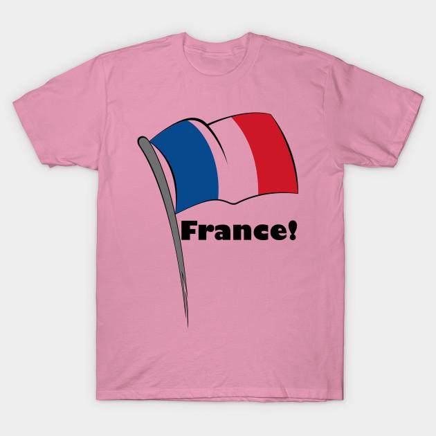 T-Shirt Damen Frankreich Harajuku Print Kawaii T-Shirt Sommer Kurzarm Damen T-Shirt Top Tee