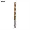 Hex Shank Twist Drill 4241 High Speed Steel Drilling Tools Twist Drill Bit  Power Tool