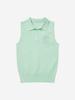 LORDLOAR Signature Collared Sleeveless Knit Mint
