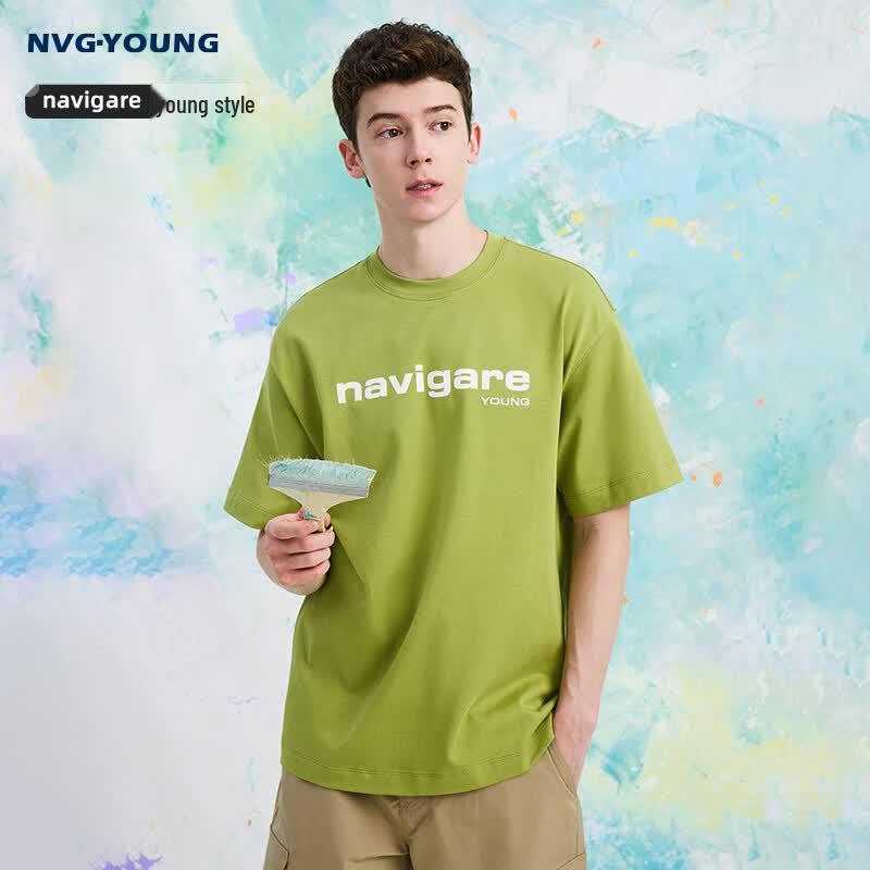 Navigare Men s Summer Relaxed Fit Short Sleeve T-Shirt M