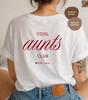 Cool Aunts Club Shirt Personalized with Year | Gift for Aunt | Personalized Aunt Shirt | Aunt Birthday Gift | Aunt Club T-shirt