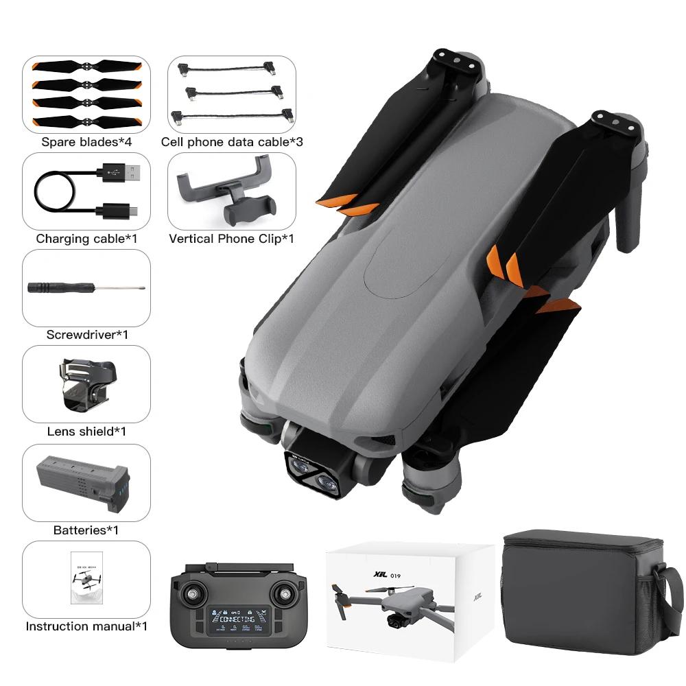XiL019 Pantalla Táctil Gimbal de 3 Ejes Posicionamiento por Flujo Óptico 4k GPS Sin Escobillas Evitación de Obstáculos Colgable Dron RC 6km