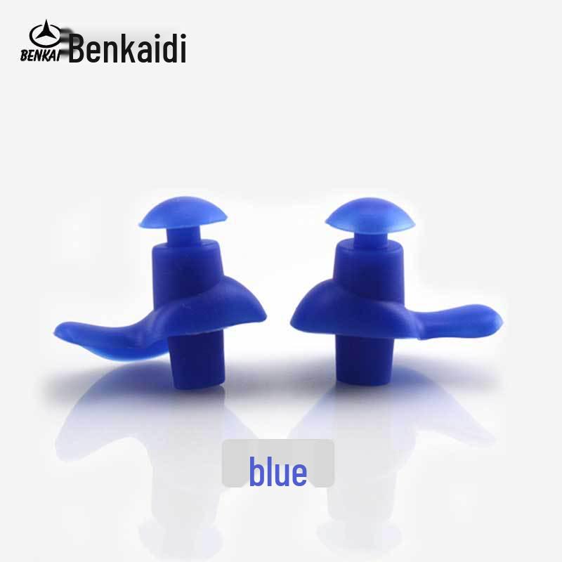 Ultra-Soft Silicone Spiral Swimming Earplugs with Noise Reduction and Waterproof Protection