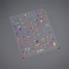 1pcs 5D Exquisite Purple Wisteria Flower Nail Art Stickers Flower Bow Nail Decoration Slider Decal Adhesive Transfer Part