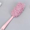 Home Bathroom Long Handle Shower Brush Back Bath Shower Scrubber Body Soft Mesh Scrub Powder Puff Clean Own Bath Back Brush Tool