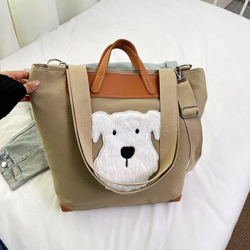 Trendy Street Style Canvas Tote Backpack Comfortable Commuter Bag For Everyday Use