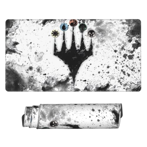 MTG Playmat, Trading Card Game Playmat, TCG Playmat, Card Game, Board Game Playmat, Desk Mat, Pad, Hand-Painted Art, Stitched Edge (35x60cm)