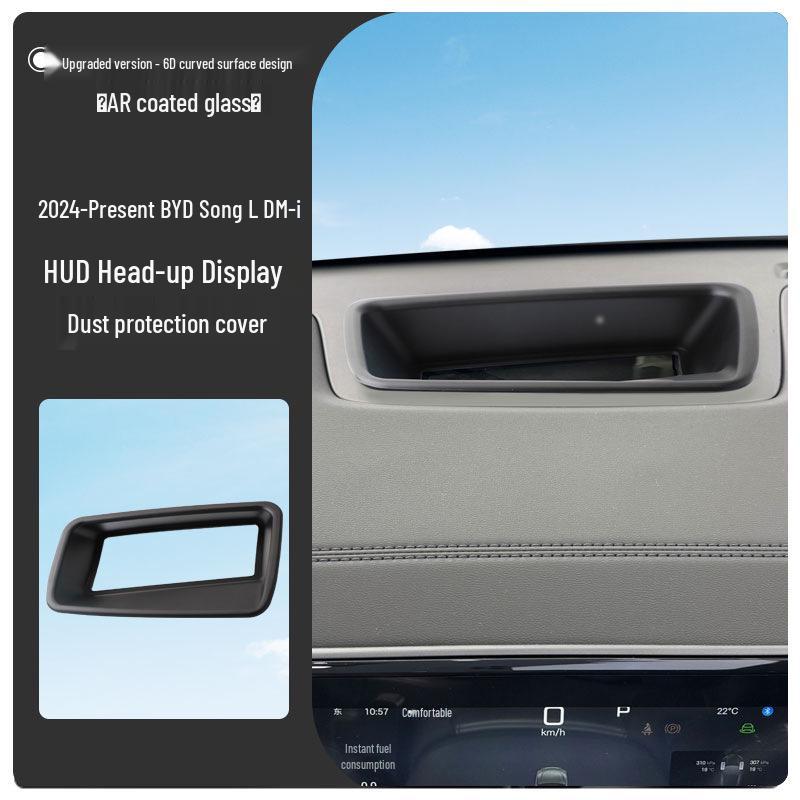 BYD Song L DM-i HUD Anti-Glare Display Cover (2024+ Curved 6D)