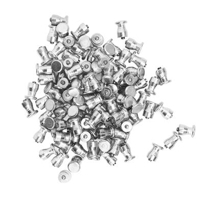 100 peças parafuso prisioneiro de pneu prata para carro caminhão bicicleta bota motocicleta atv suv acessórios para automóveis
