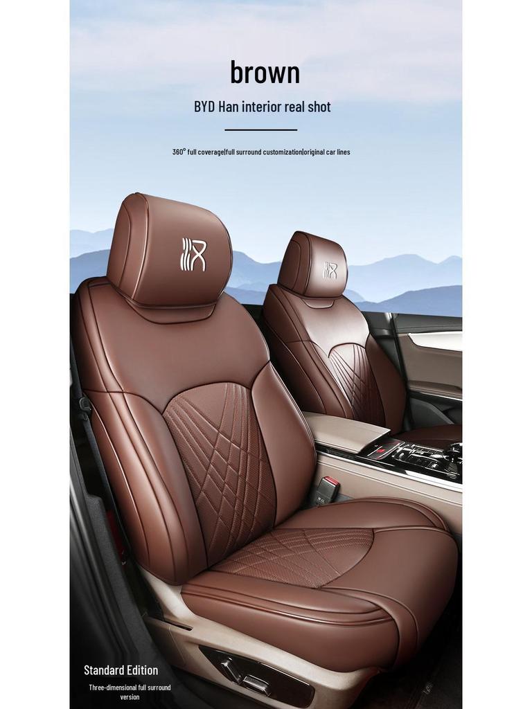 BYD Han Car Seat Cushion Cover - All-Season, Full Surround, Universal Fit