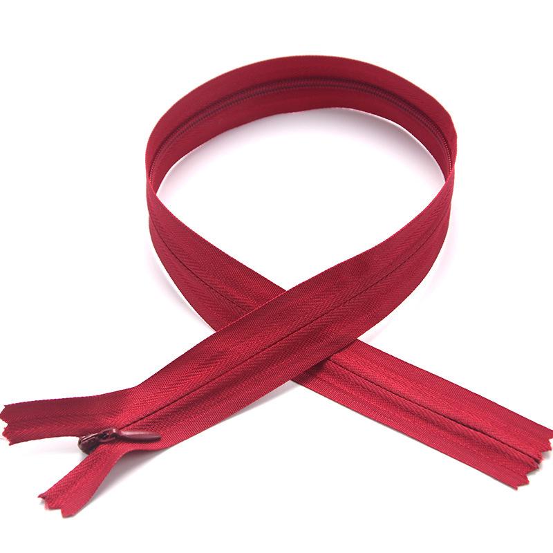 Invisible Zipper for Skirt, Pants, or Shirt Fabric (18-70CM, Various Colors)