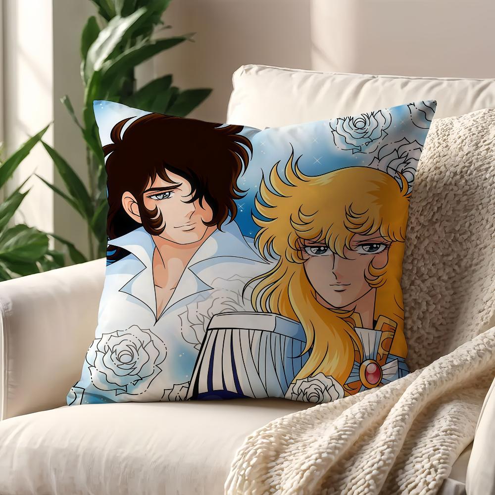 Manga Anime Die Rose von Versailles Lady Oscar Kissenbezug Für Kissen Druck Sofa Dekoration HomeRoom Büro NordischeEinfachheit