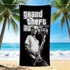1Pc Gta V Urban Survival Beach Towel, Quick Dry, Multi-Use for Beach Pool Gym Yoga Home Travel, Christmas, Halloween, Xmas Gift M928800