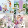 Metal Arch Backdrop Stand 4ft/5ft/6ft/6.6ft Gold Wedding Arch Stand Frame Flower Balloon Photography Arched Frame for Ceremony Birthday Party Baby