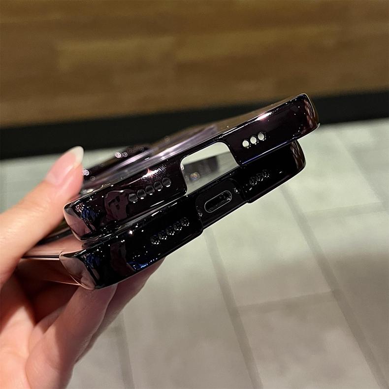 Ultradünne, rahmenlose, plattierte Handyhülle für iPhone 14 13 12 Pro Max 14plus 14pro, transparente, stoßfeste magnetische kabellose Ladeabdeckung