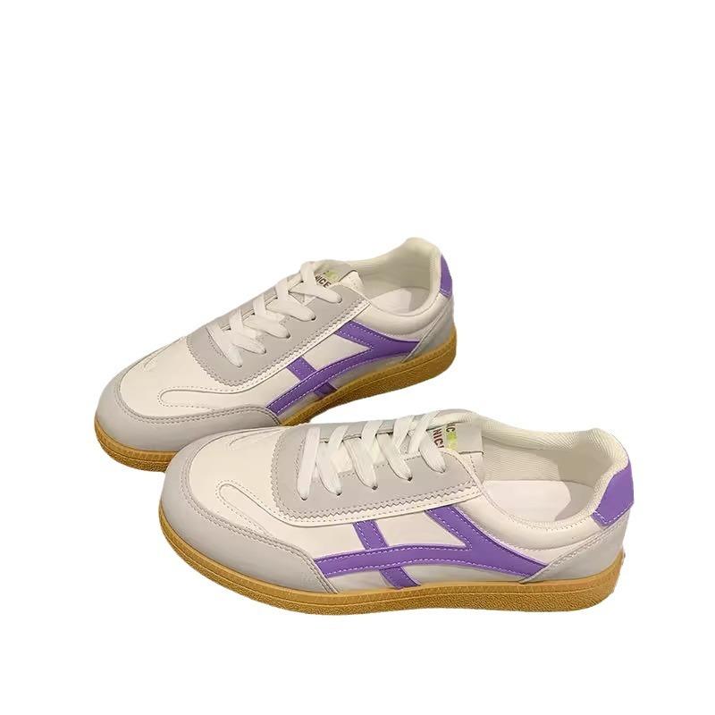 Dexun shoes spring and autumn sports shoes women's casual board shoes versatile little white shoes flat bottom light running Forrest Gump shoes