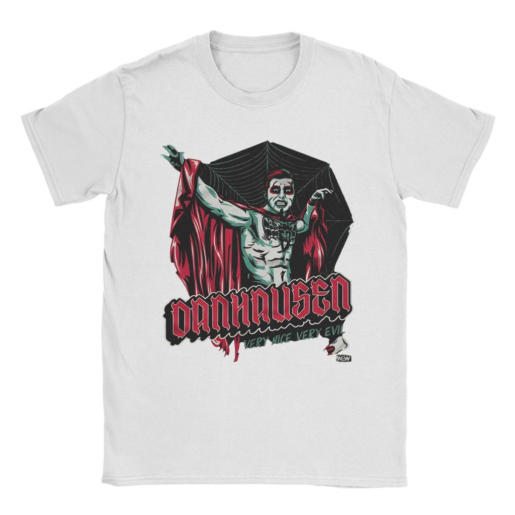 Danhausen Wrestler Wrestling Very Nice Very Evil Cotton T Shirt For Unisexs Summer Y2K Retro T Shirts O Neck Tees Loose Clothing