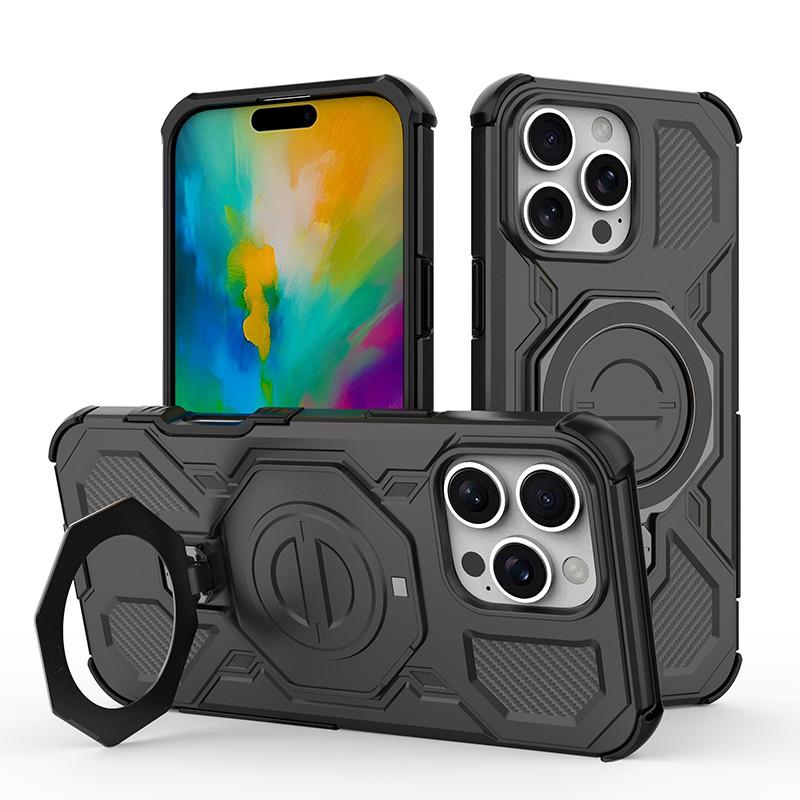 Magnetic Armor Case For iphone 17e Cases For iphone 17e 16e Air iphone 16 17 Pro Max Cover Magsafe Wireless Charging Phone Cover
