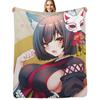 Yamashiro Cute Throw Blanket Stylish Warm Blanket for Living Room Bedroom