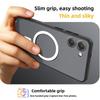 Magnetic Iron Ring Phone Case for HONOR X7e Matte Soft TPU Shockproof Cover