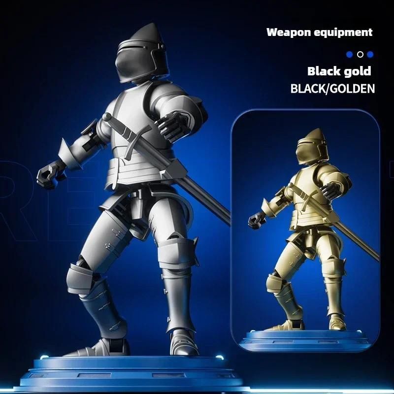 Knight Action Figures Paladin 13 Jointed Movable Shapeshift Robot 3D Printed Mannequin Character Assembl Toys Kids Gifts