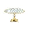 European Style Light Luxury High Footed Fruit Display Tray Living Room Home Bread Pastry Snack Tray Cake Tray Home Decoration