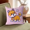 Dog Cartoon Illustration Cute Pillow Cover Sofa Cushion Cover Home Room Decoration Children Gift