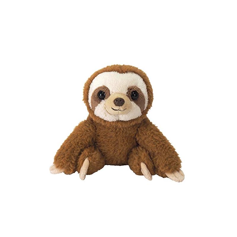 SunLemon Fluffy Sloth Plush Toy, Small, 16 X 15 X 9 Cm, Animal, P-6182