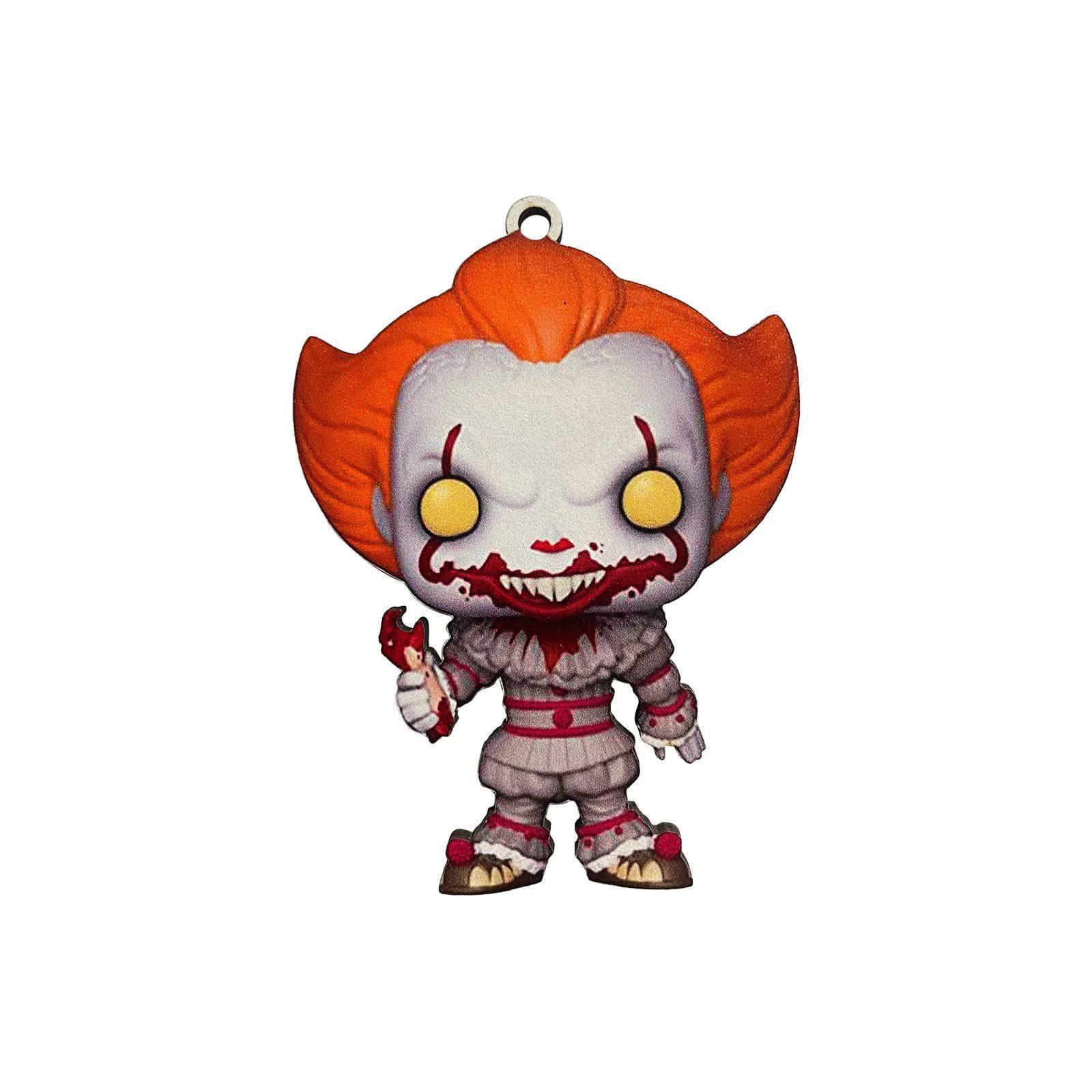 

2D Рождественская елка Хэллоуин Украшения Подвеска Акриловая Плоская Мультяшная Рождественский Подарок Подвеска Украшения One Size