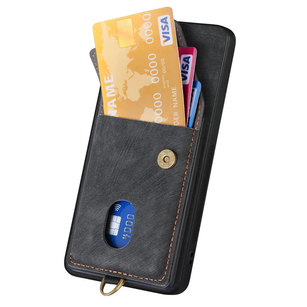 For Xiaomi 15 Case Leather+TPU Back Cover with Card Slot Kickstand