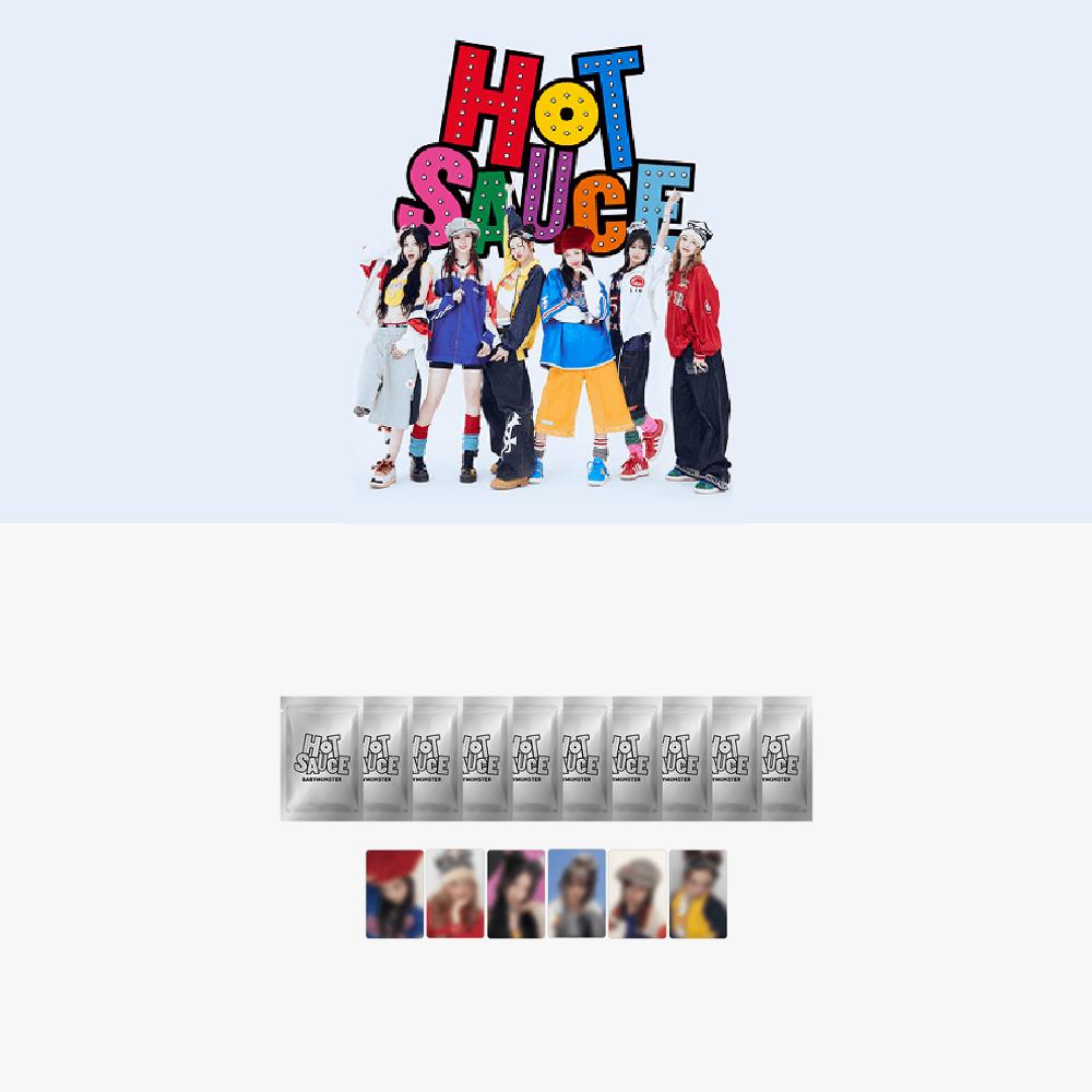 Pre-order BABYMONSTER HOTSAUCE Trading Photo Card Bulk Pack