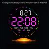 Digital Alarm Clock for Bedroom Electric Desk Clock with Large Number Temperature USB Port Loud Alarm LED Digital Clock