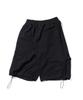 MASSNOUN Octave Bermuda Balloon Shorts Msisp001-Bk