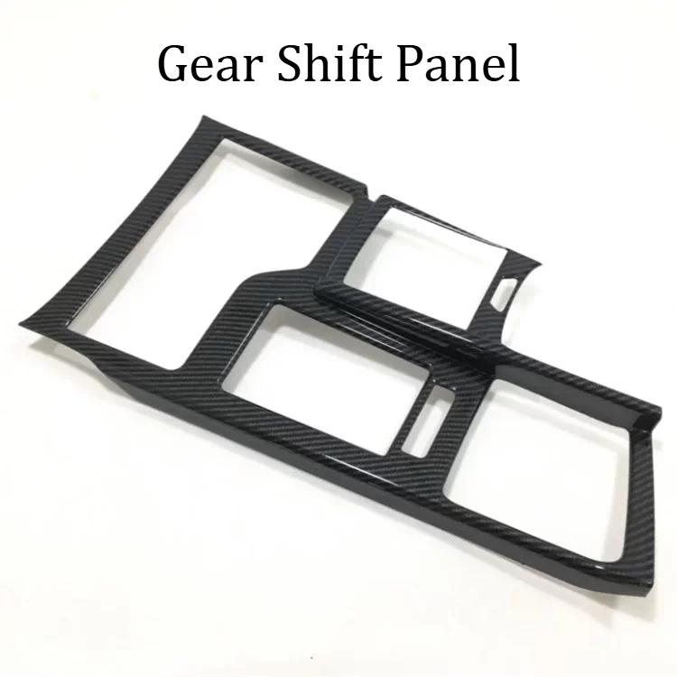 Carbon Fiber Pattern Interior Modification Gear Frame For Lexus ES 2018-2022 Trend Decoration Window Switch Panel Accessories