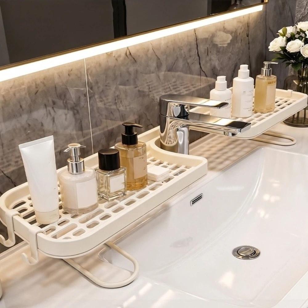 Universal Bathroom Storage Rack Water Drainage Counter Organizer Sink Shelf Box Laundry Sink