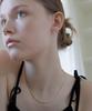 Alleun Silver 925 Rice Grain Glow Silver Ball Chain Necklace