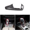 Forged Real Carbon Fiber Gear Shift Knob Cover Trim For BMW X5 2008-2013