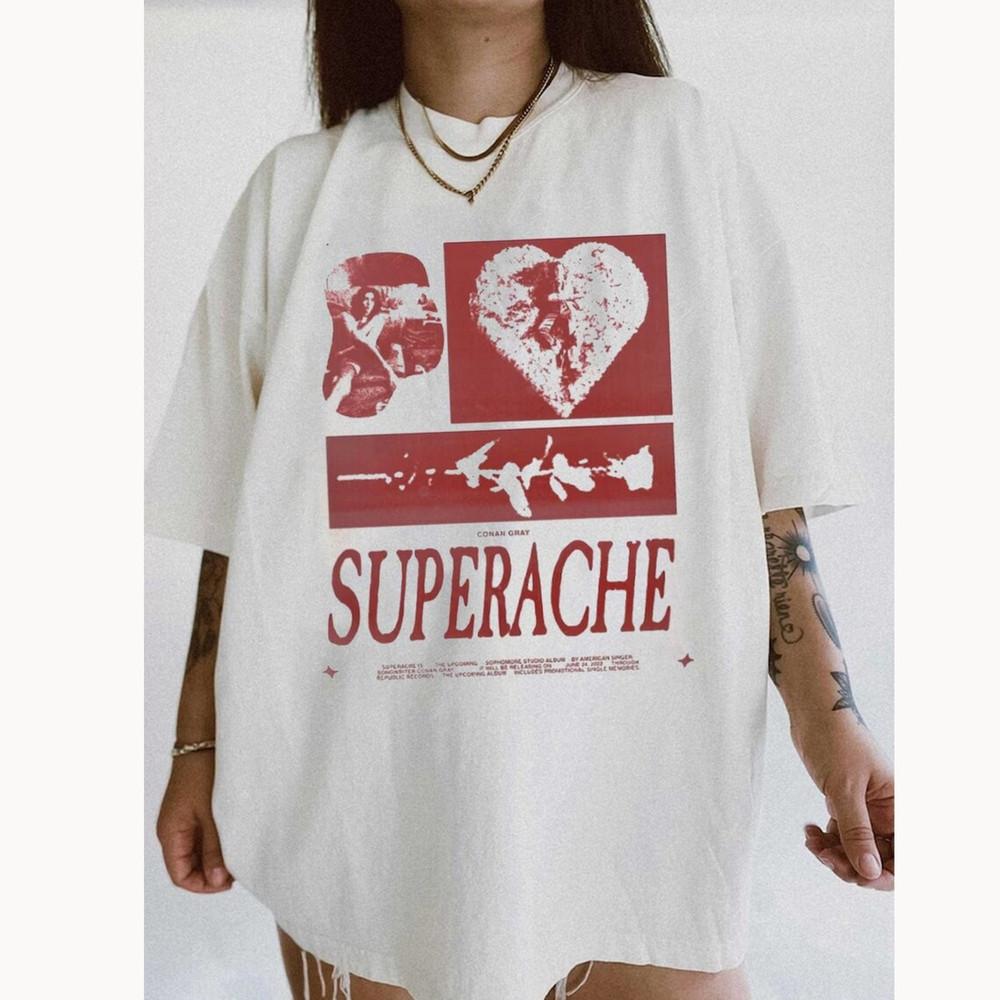 Конан Грей Superache Подарок для фаната Футболка Полный размер S-5XL Унисекс Футболка XL