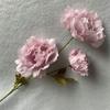 Multicolor Peony Artificial Flower 3 Heads Leaves Lifelike Flowers Floral Arrangement Silk Petals Faux Flower Peony